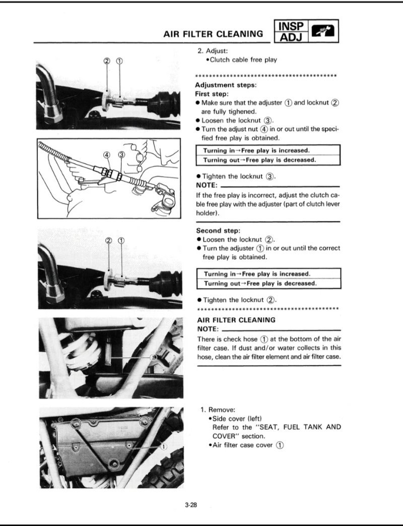 Manual de Taller Yamaha XT225-C (D-G) - Imagen 3