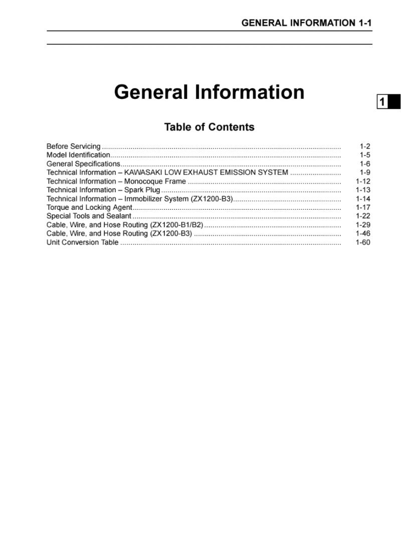 Manual de Taller Kawasaki ZX -12R 2002 - Imagen 2