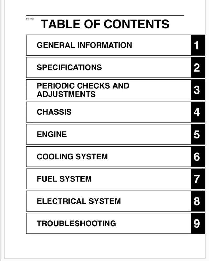 Manual de Taller Yamaha FJR1300A FJR1300ES 2016 - Imagen 2