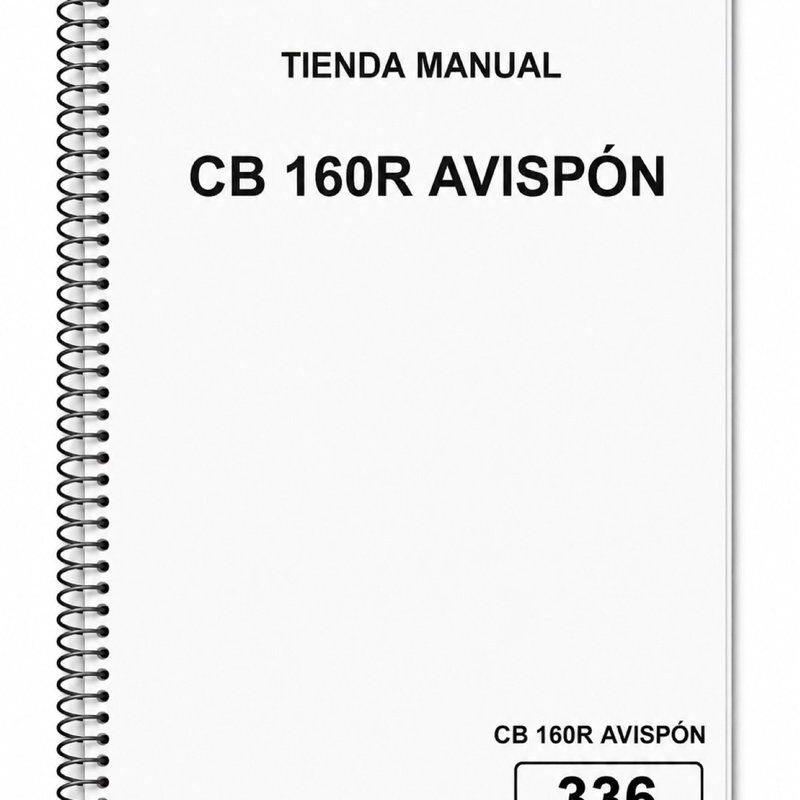 Manual CB 160R Avispón ‘2015