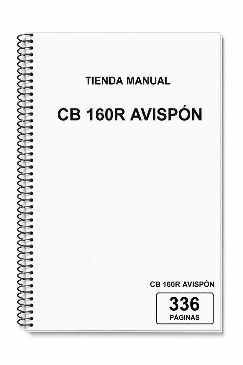 Manual de Taller Honda CB160R Hornet (Avispón) 2015