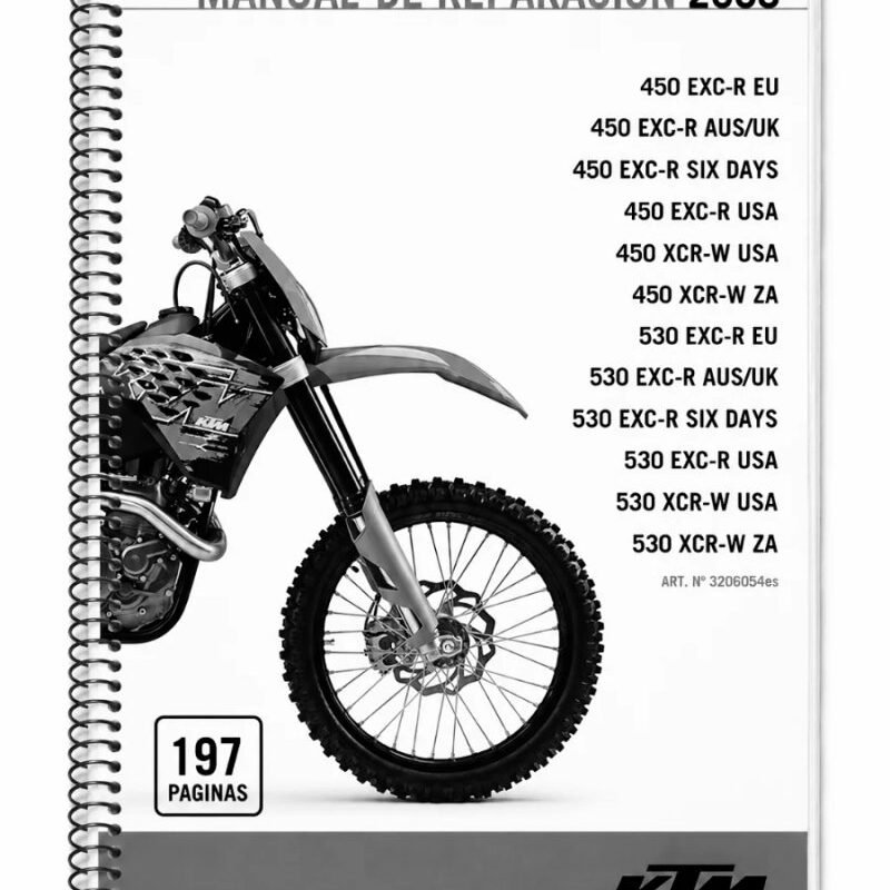 Manual de Taller KTM EXC-R y KTM XCR-W 2008