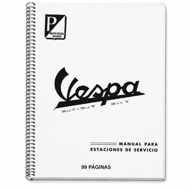 Manual de Taller Vespa S 125L-125N-150S 1965 1975