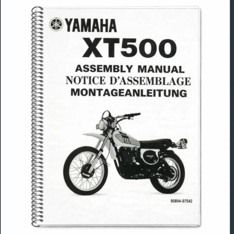Manual de Taller Yamaha XT500