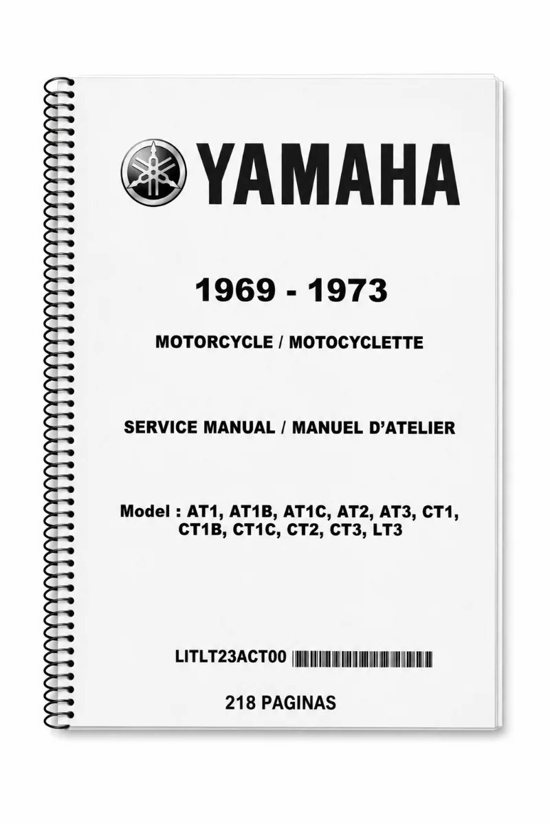 Manual de Taller Yamaha AT1, AT2, AT3, CT1, CT2, CT3, LT3 1969-1973