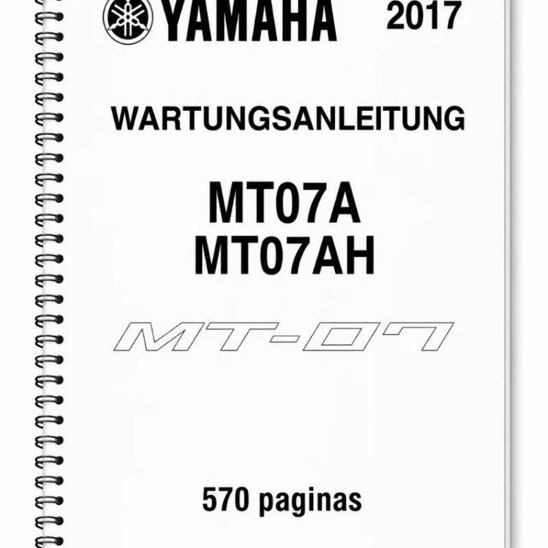 Manual  de Taller Yamaha MT07A MT07AH 2017