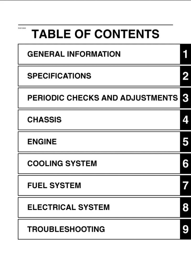 Manual de Taller Yamaha YZF-R1 2015 - Imagen 2