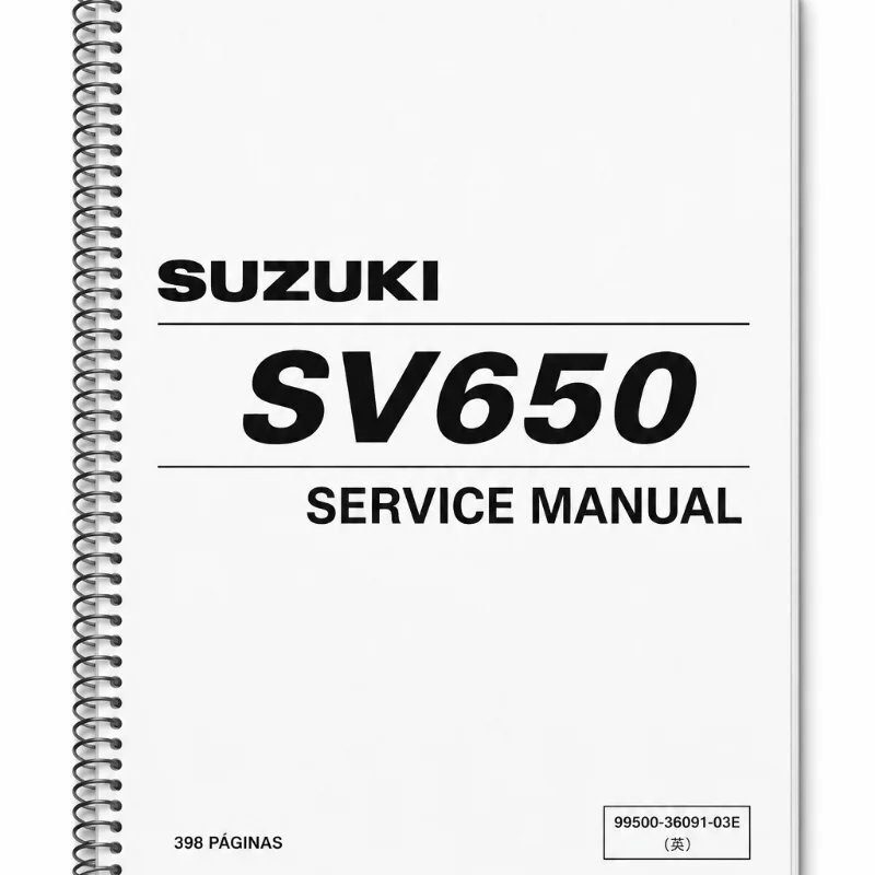 Manual de Taller Suzuki SV650 1998-2000