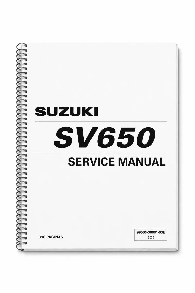 Manual de Taller Suzuki SV650 1998-2000