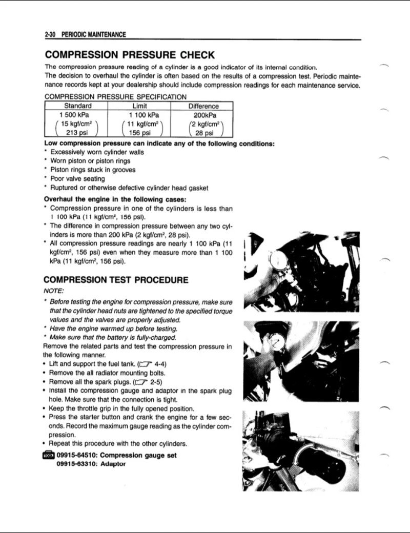Manual de Taller Suzuki SV650 1998-2000 - Imagen 3