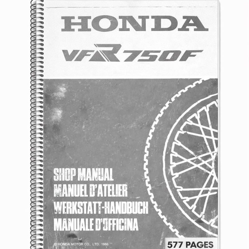 Manual Taller Honda VFR750F 1986