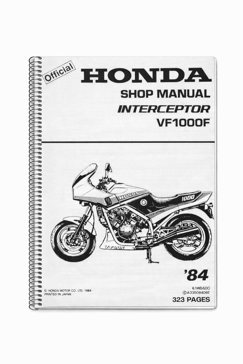 Manual de Taller Honda Interceptor VF1000F 1984