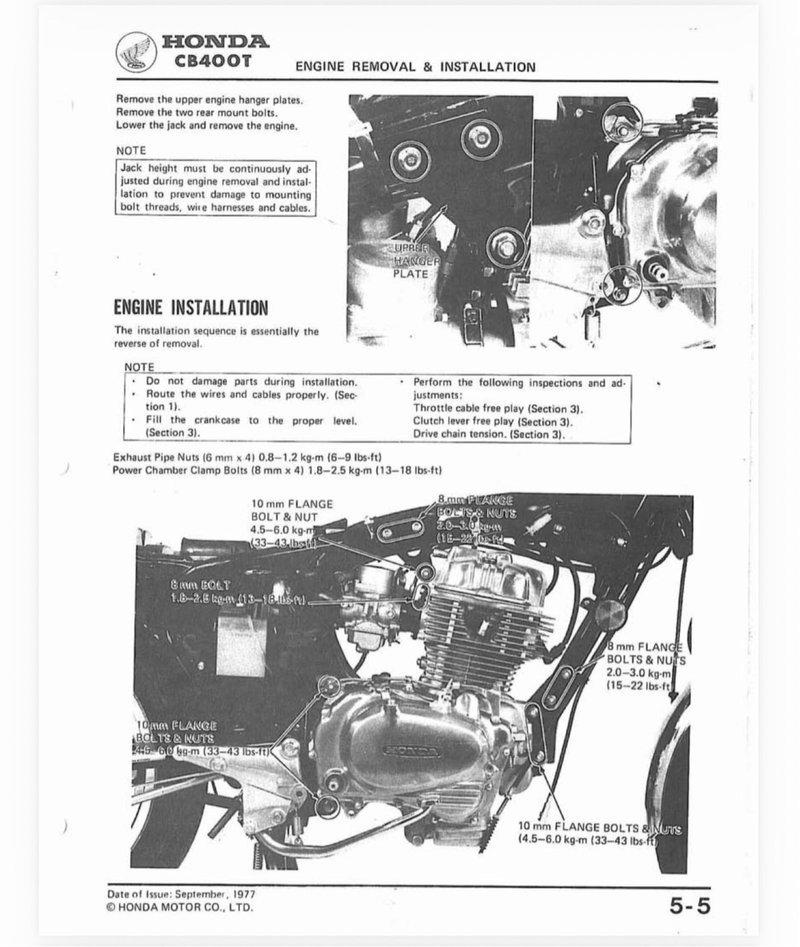 Manual de Taller Honda CB/CM400's 1978-1981 - Imagen 3
