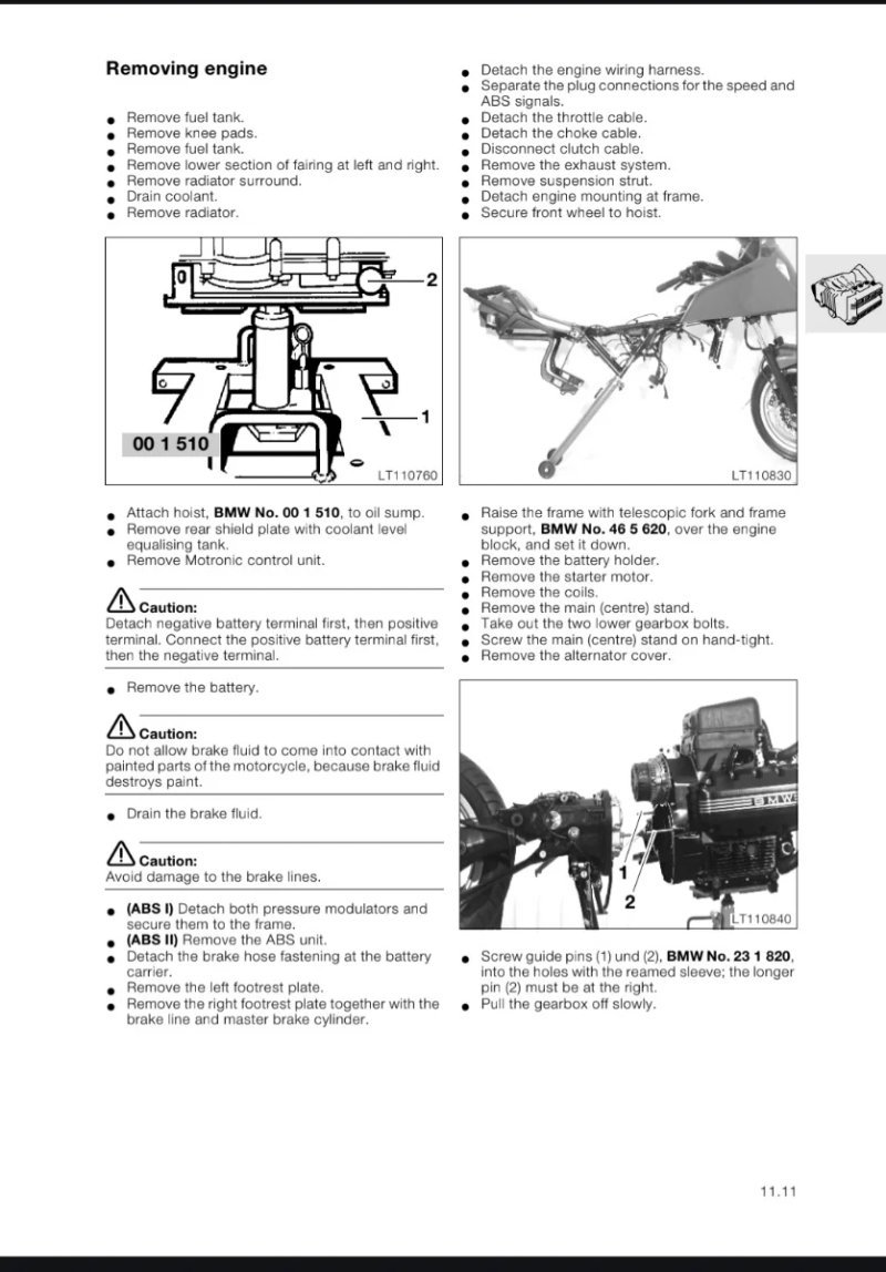 Manual de Taller BMW K1100 LT/RS - Imagen 4