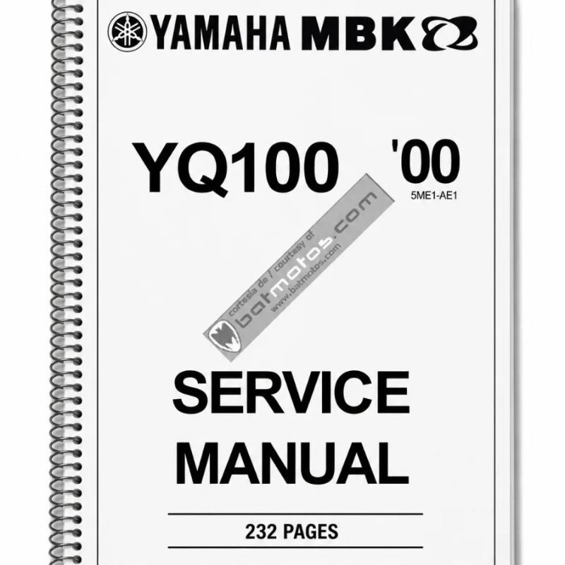 Manual de Taller Yamaha Aerox MBK YQ100 2000