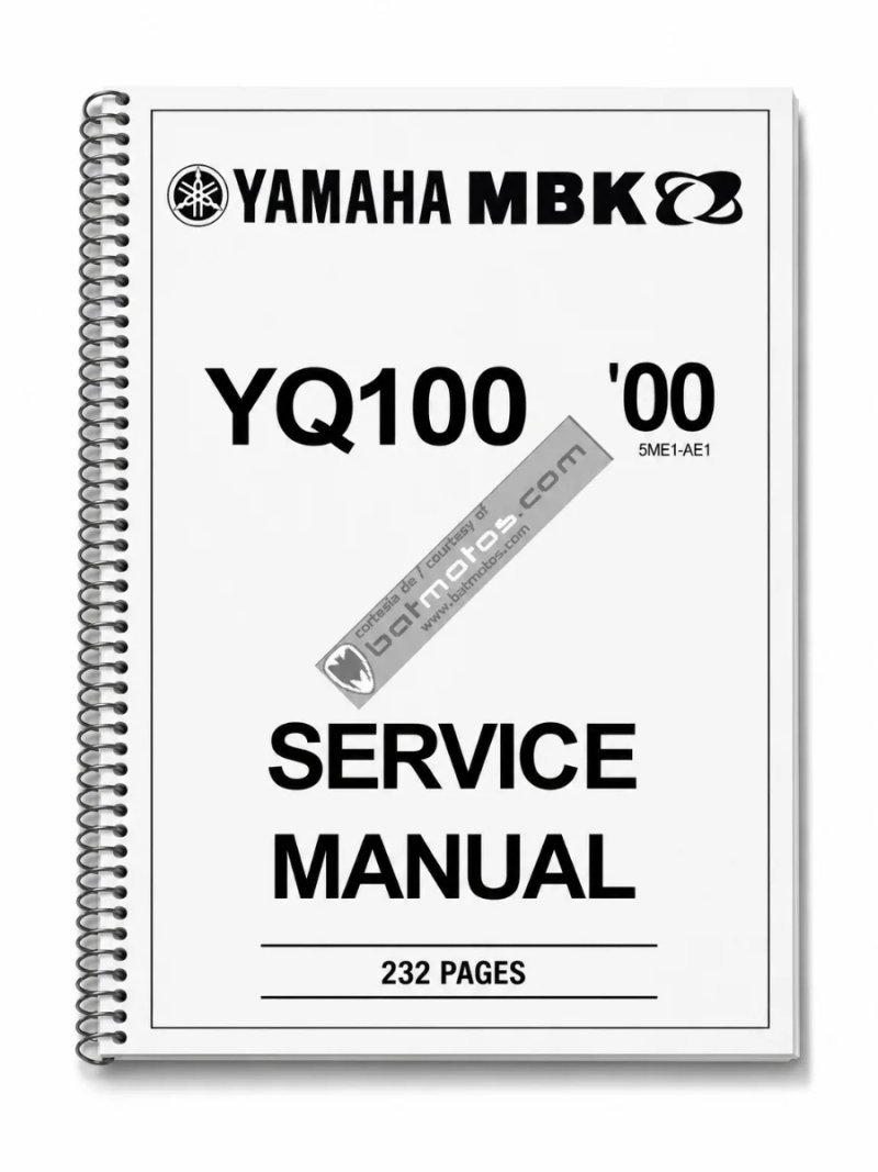 Manual de Taller Yamaha Aerox MBK YQ100 2000