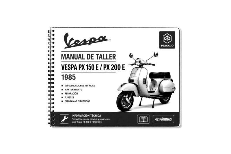 Manual Taller Vespa PX 150 E / PX 200 E 1985