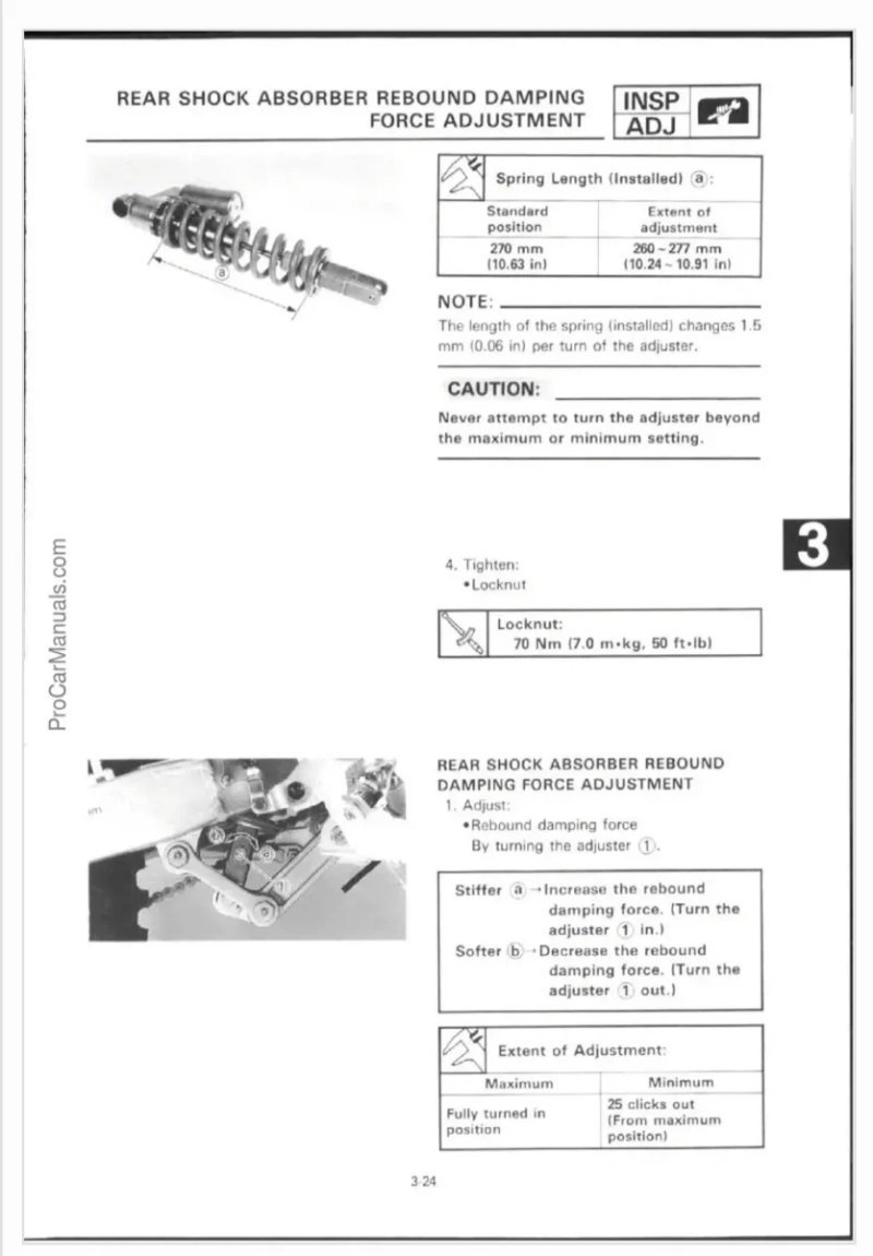Manual de Taller Yamaha WR200R(E) 1993 - Imagen 3