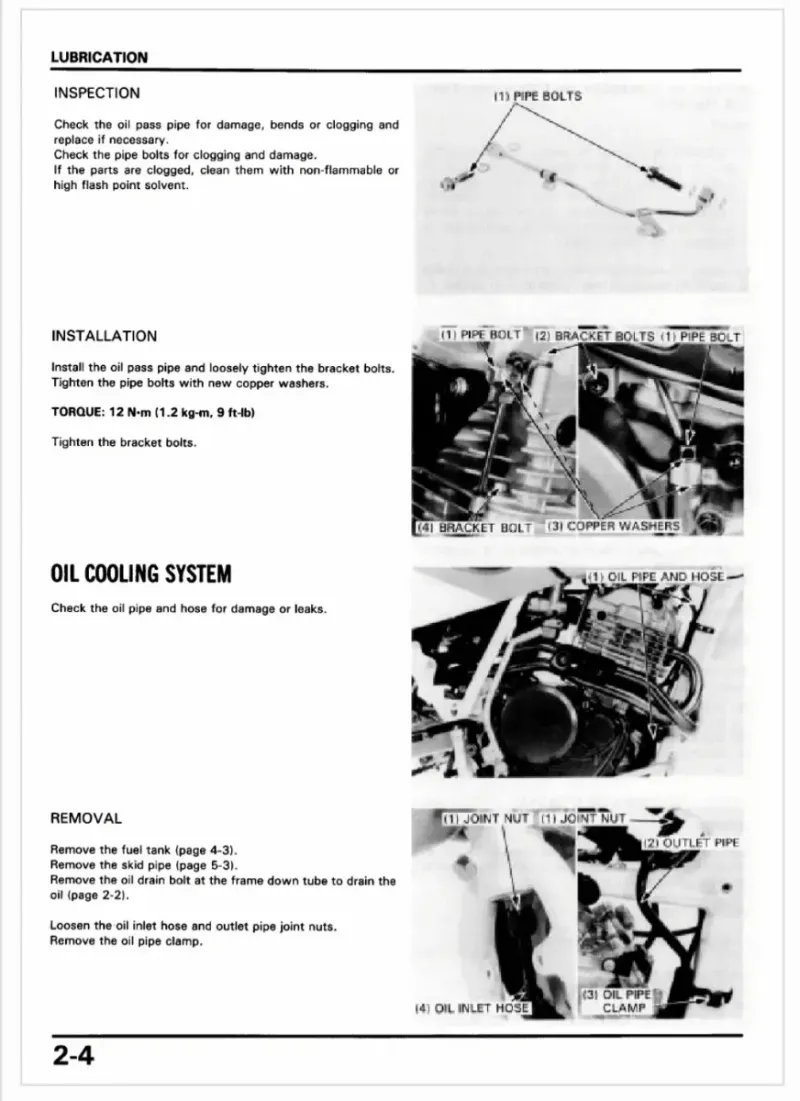 Manual de Taller Honda XR 600R 1988-1998 - Imagen 3