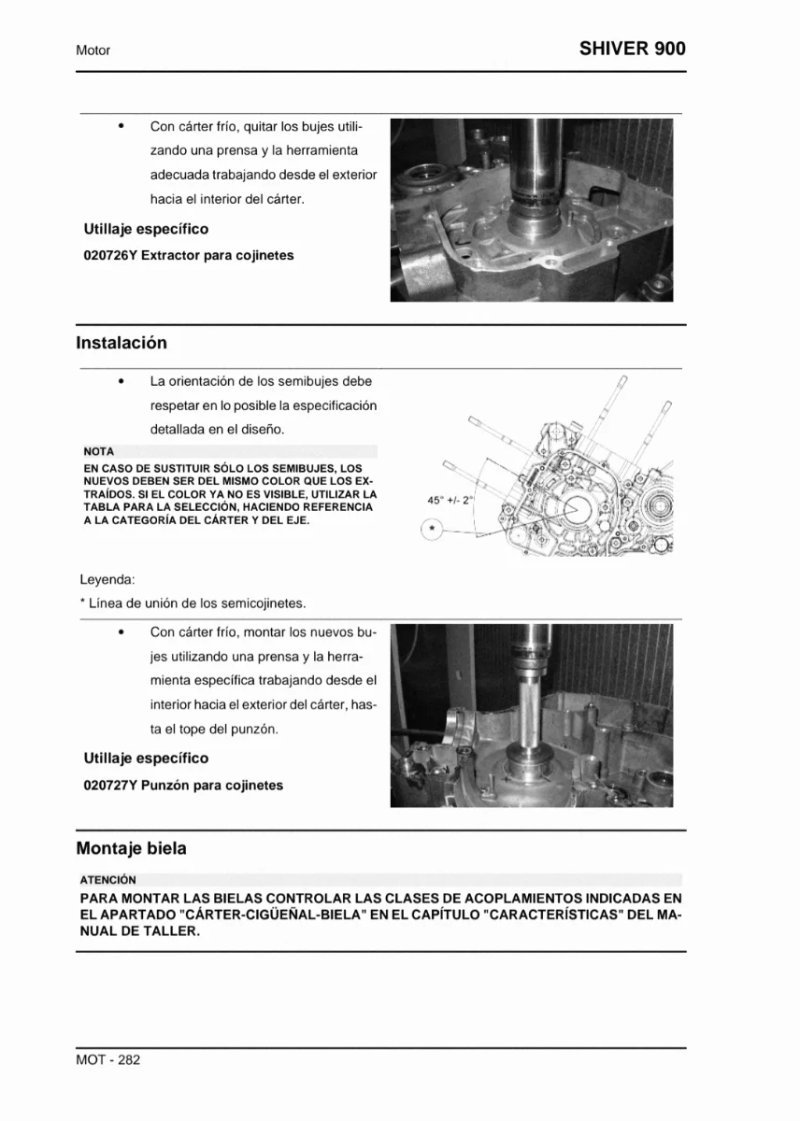 Manual de Taller Aprilia Shiver 2020 - Imagen 3
