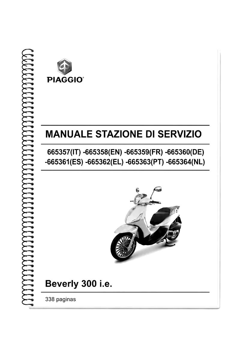 Manual de Taller Piaggio Beverly 300 i.e. 2011