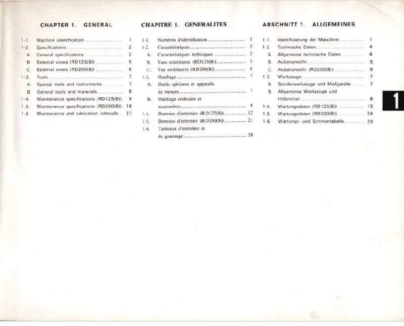 Manual de Taller Yamaha RD125/RD200/RX125 - Imagen 2