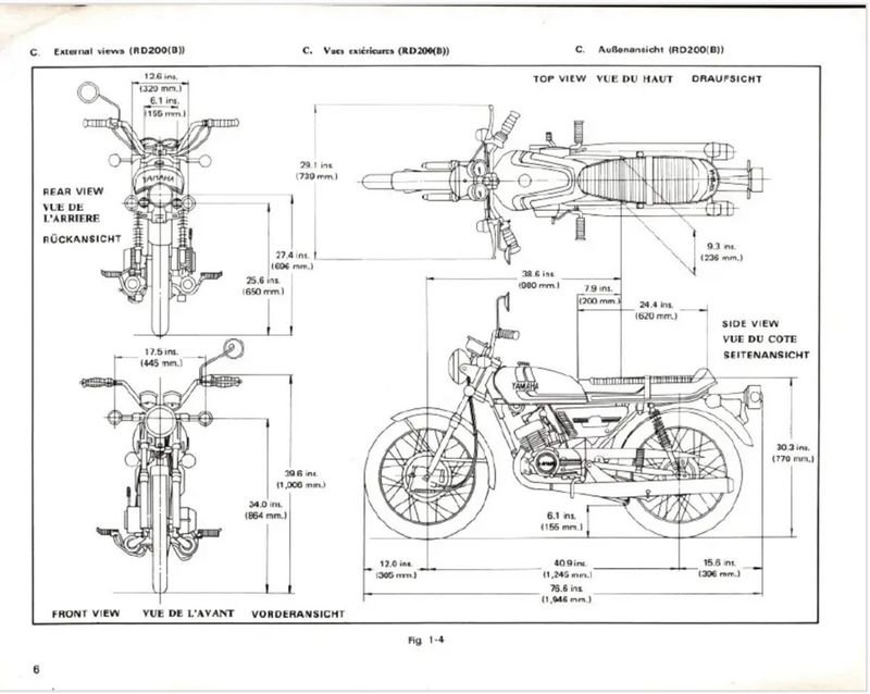 Manual de Taller Yamaha RD125/RD200/RX125 - Imagen 3