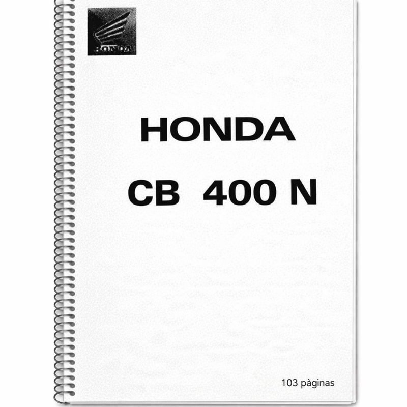 Manual Honda CB 400 N