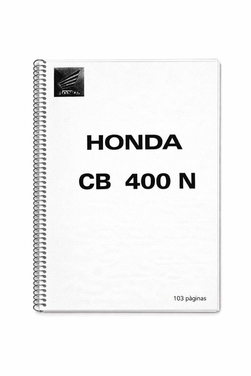 Manual de Taller Honda CB 400 N