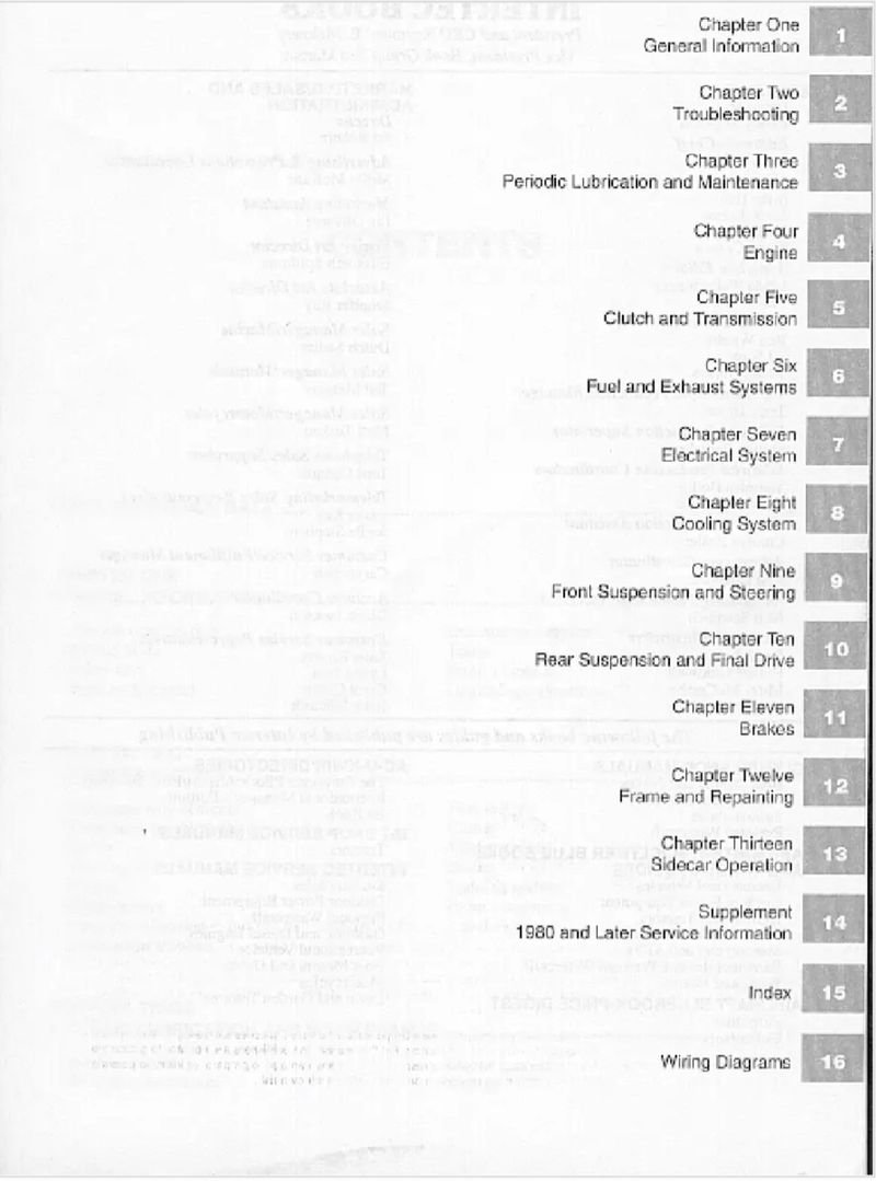 Manual de Taller Honda GL1000 & 1100 Fours 1975-1983 - Imagen 2