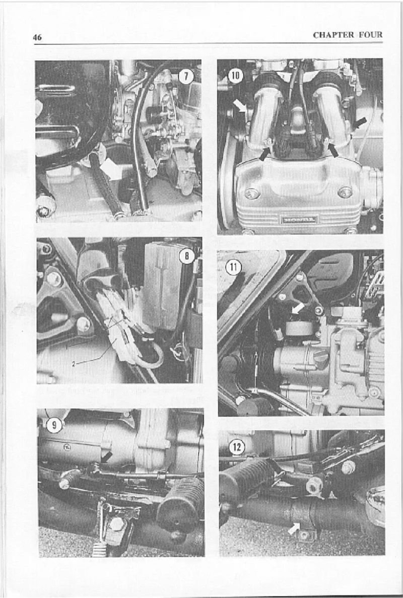 Manual de Taller Honda GL1000 & 1100 Fours 1975-1983 - Imagen 3