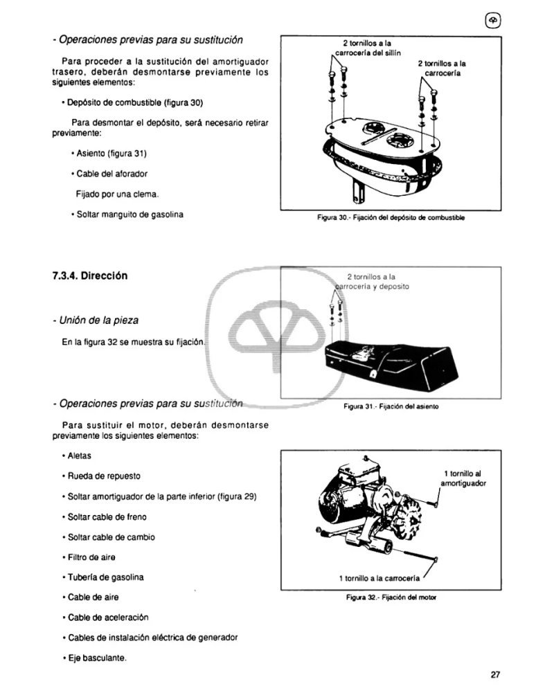 Manual de Taller Vespa TX VESPA TX200 1993 - Imagen 3