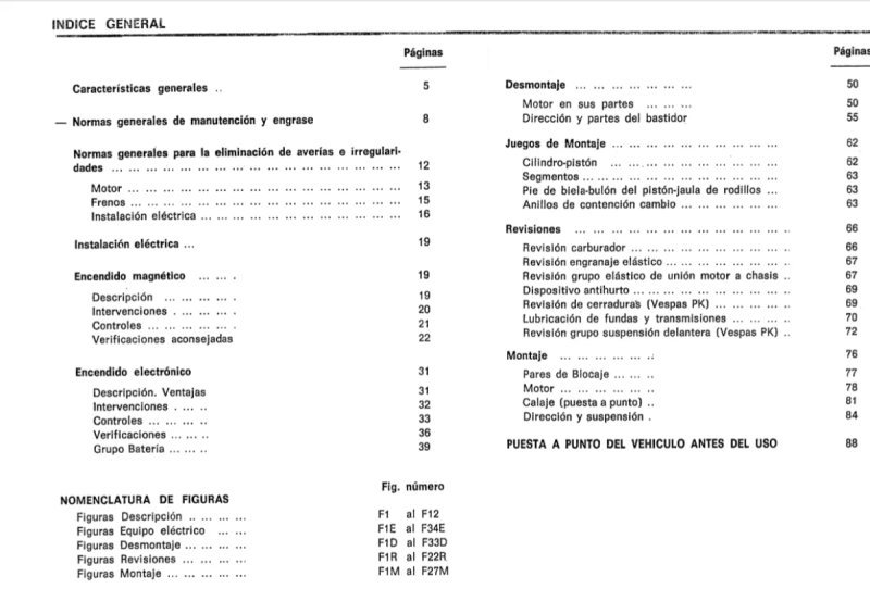 Manual de Taller Vespa Gilera Bianchi - Imagen 2