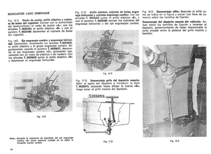 Manual de Taller Vespa Gilera Bianchi - Imagen 3
