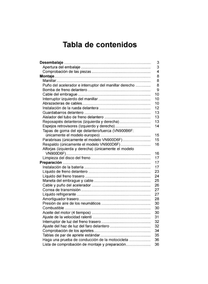 Manual de Taller Kawasaki VN 900 CLASSIC 2006 - Imagen 2
