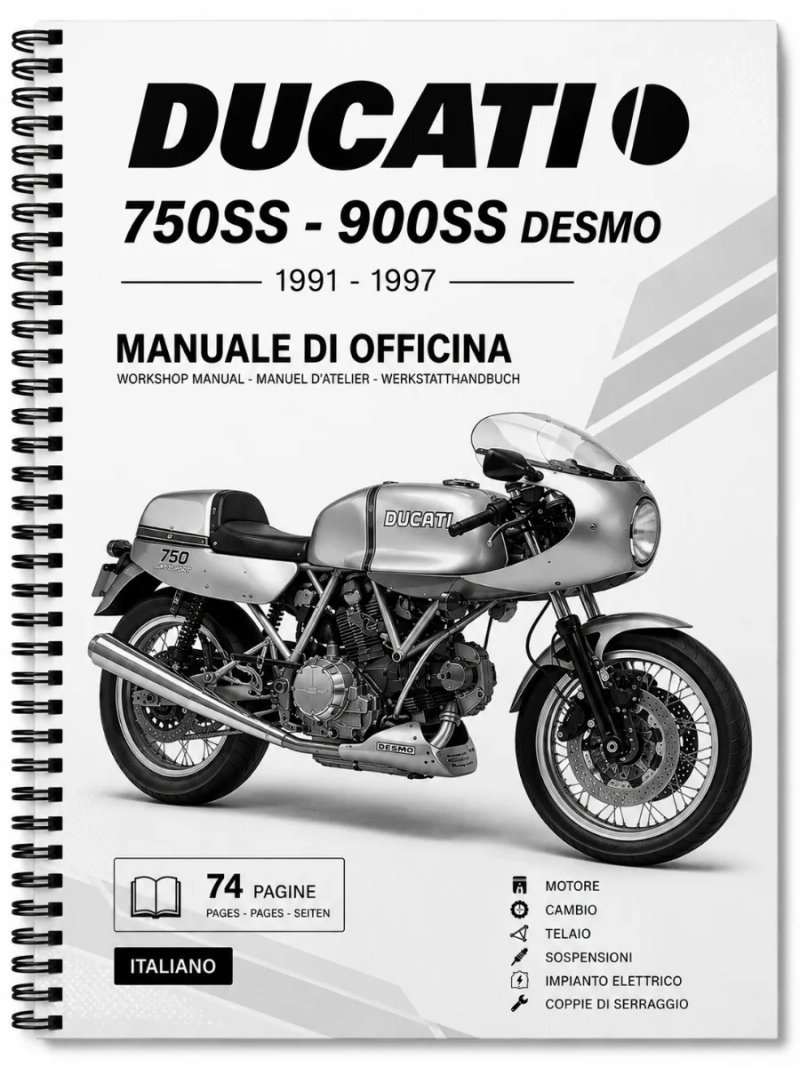 Manual de Taller Ducati 750-900SS Desmo 1991-1997