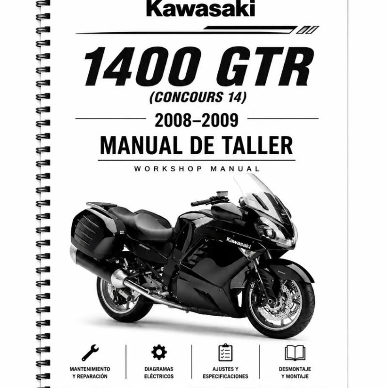 Manual Taller Kawasaki 1400 GTR 2008-2009