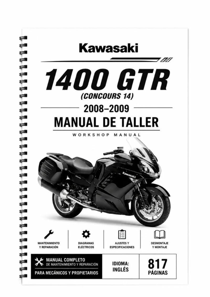 Manual de Taller Kawasaki 1400 GTR 2008-2009