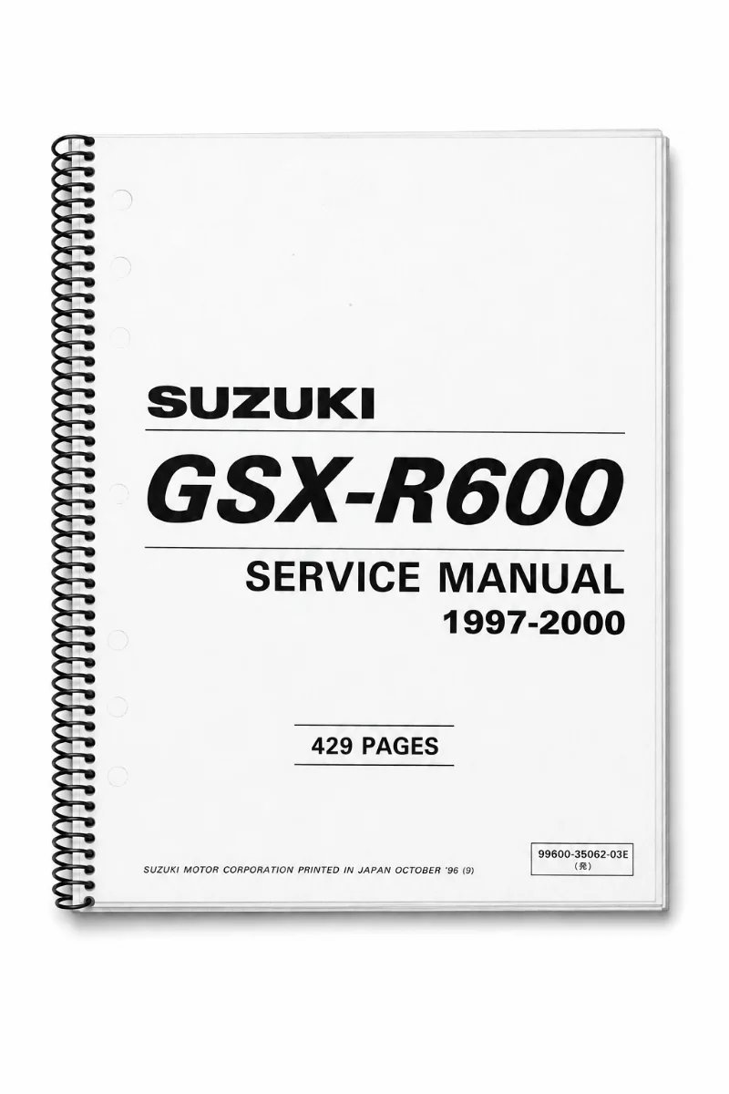 Manual de Taller suzuki GSX-R600 1997-2000