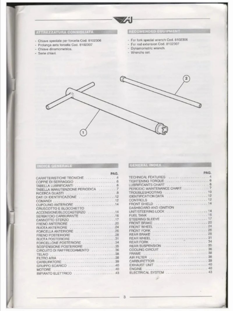 Manual de Taller Aprilia Pegaso 650-92 - Imagen 2