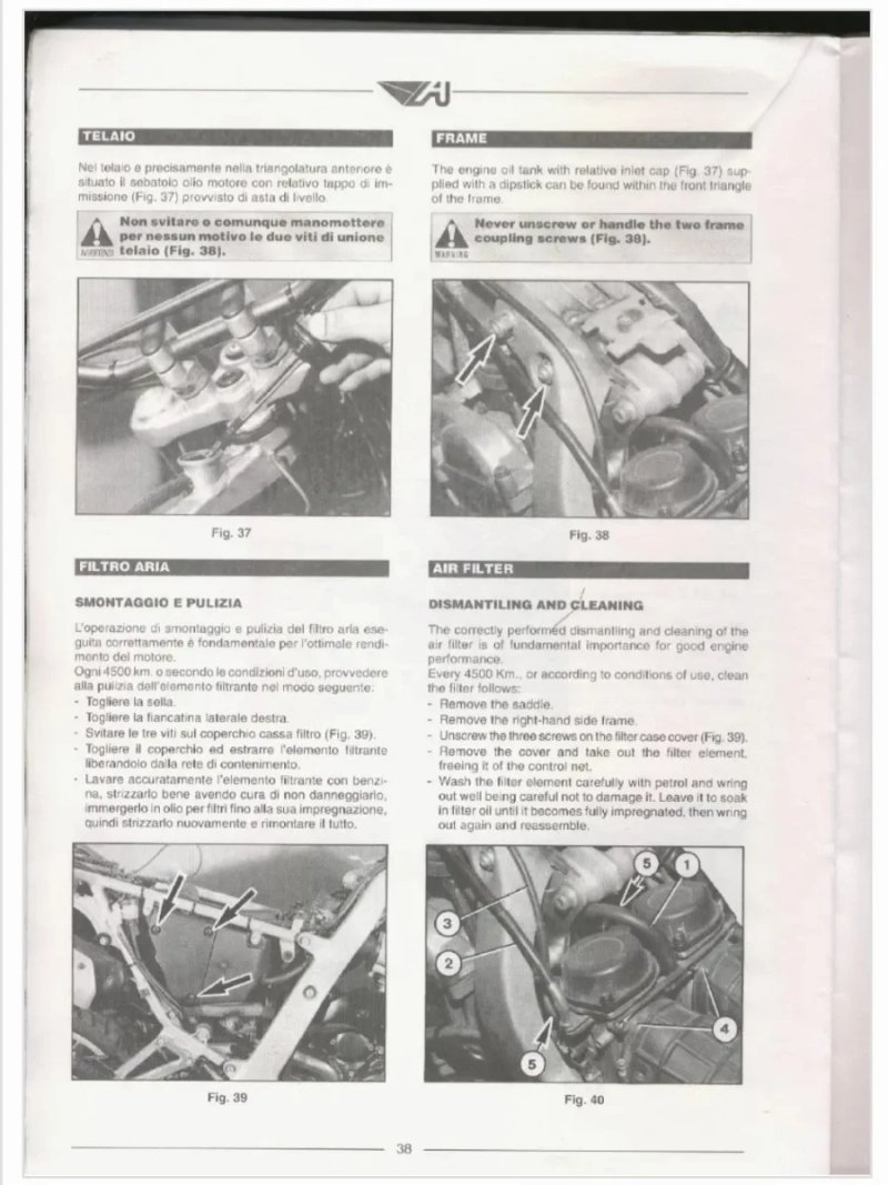 Manual de Taller Aprilia Pegaso 650-92 - Imagen 3