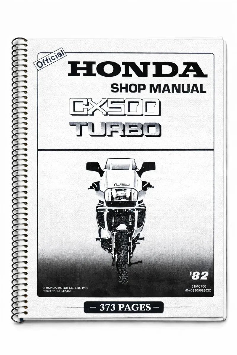 Manual de Taller Honda CX500 Turbo 1982