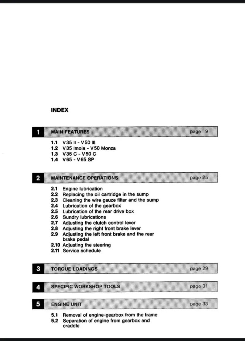 Manual de Taller Moto Guzzi V35 V50 V65 - Imagen 2