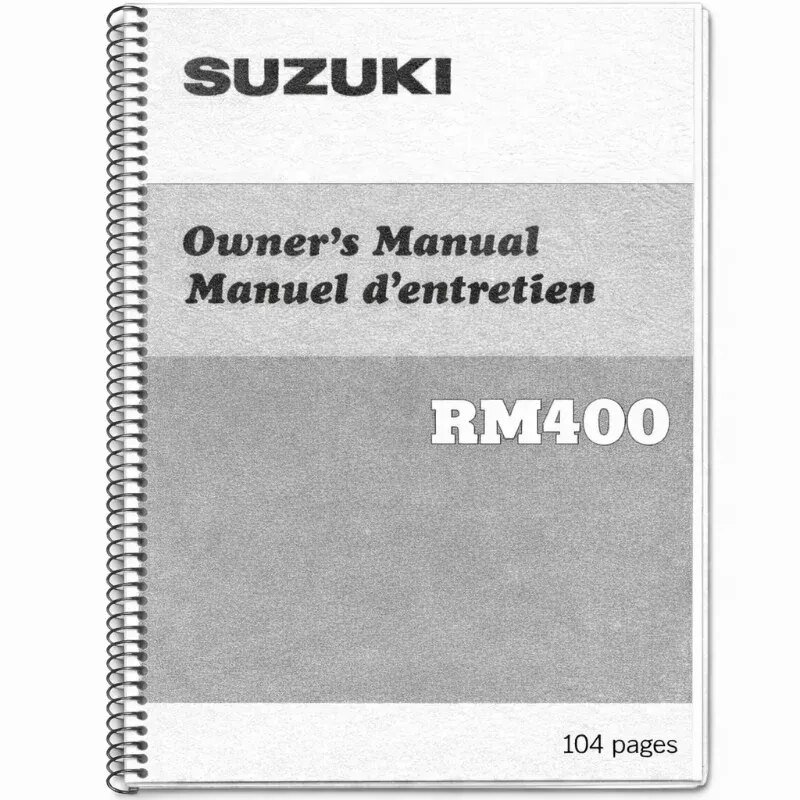 Manual de Taller Suzuki RM400 1977