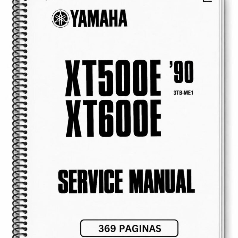 Manual de Taller Yamaha XT500E XT600E 1990
