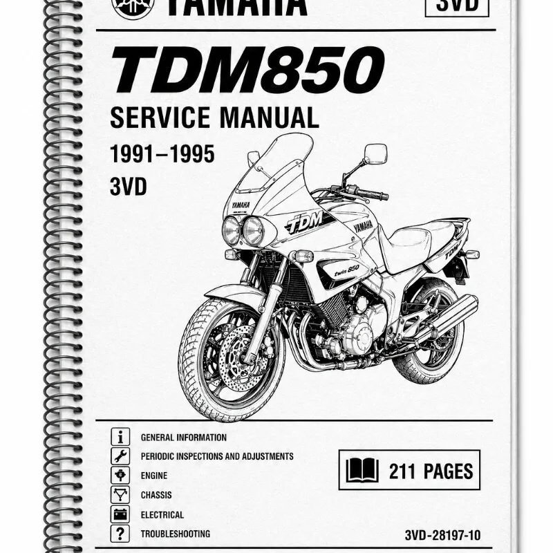 Manual Taller Yamaha TDM850 3VD 1991-1995