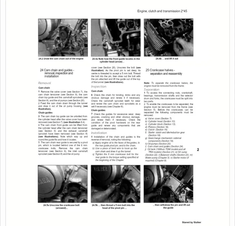 Manual de Taller Yamaha TDM850 3VD 1991-1995 - Imagen 2