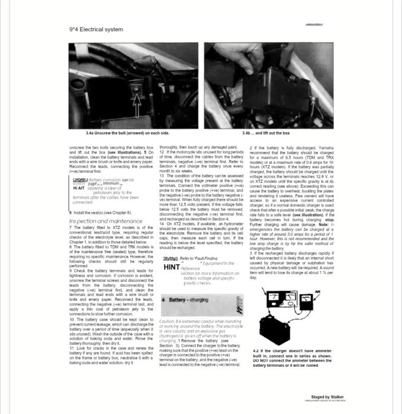 Manual de Taller Yamaha TDM850 3VD 1991-1995 - Imagen 3