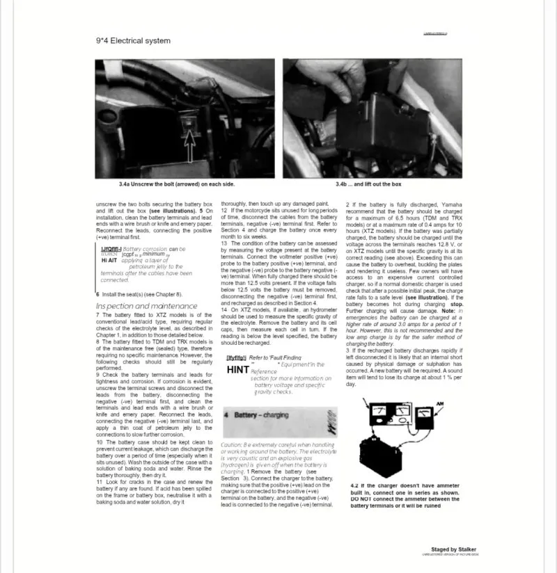Manual de Taller Yamaha TDM850 3VD 1991-1995 - Imagen 3