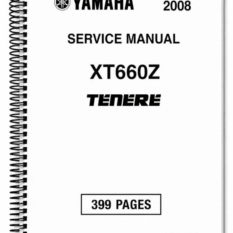 Manual de Taller Yamaha XT660Z Tenere 2008
